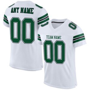 White Gotham Green Black Mesh Authentic Football…