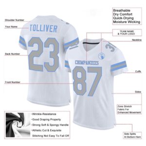 White Gray Light Blue Mesh Authentic Football Jersey Personalized Football Jersey Football Team Jersey Football Outfits 2 bnht4t.jpg