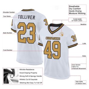White Old Gold Black Mesh Authentic Throwback Football Jersey Personalized Football Jersey Football Team Jersey Football Outfits 2 i6nrrr.jpg