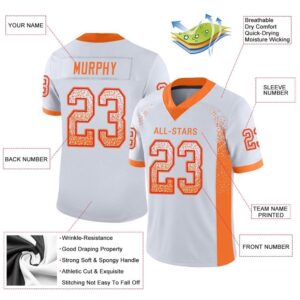 White Orange Red Mesh Drift Fashion Football Jersey Personalized Football Jersey Football Team Jersey Football Outfits 3 capdb2.jpg