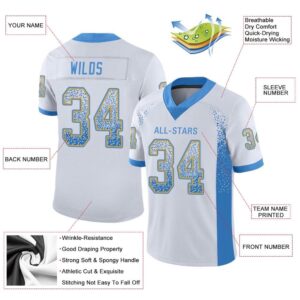 White Powder Blue Gold Mesh Drift Fashion Football Jersey Personalized Football Jersey Football Team Jersey Football Outfits 3 wkpi6m.jpg