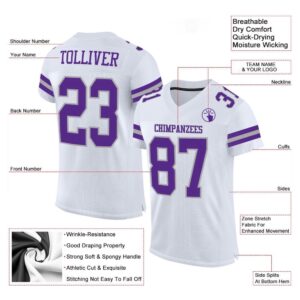 White Purple Gray Mesh Authentic Football Jersey Personalized Football Jersey Football Team Jersey Football Outfits 2 rqgcjk.jpg