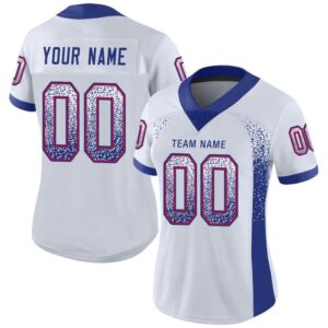 White Royal Red Mesh Drift Fashion Football Jersey Personalized Football Jersey Football Team Jersey Football Outfits 2 lksirc.jpg