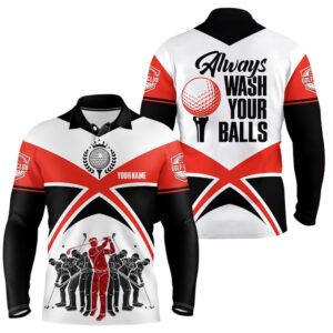 Always Wash Your Balls Golf Polo Shirts Custom Orange Black Golf Shirts For Men Golf Polo Shirt Golf Shirts 2 beutqo.jpg