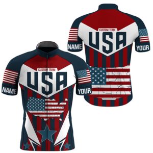 American Cycling Jersey Men With 3 Pockets Usa Bike Shirt Custom Reflective Bicycle Clothes Custom Mono Cycling Jersey 2 nd2cah.jpg