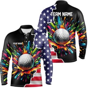 American Flag Black Men s Golf Polo Shirts Custom Colorful Paint Golf Shirts Patriot Golf Tops For Men Golf Polo Shirt Golf Shirts 2 wcgwvq.jpg