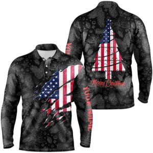 American Flag Christmas Men s Golf Polo Shirt Custom Retro Patriotic Golf Shirts For Men Golf Gifts Golf Polo Shirt Golf Shirts 2 lmcghx.jpg