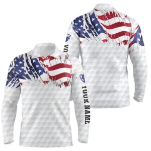 American Flag White Men s Golf Polo Shirts Custom Men s Patriotic Polo Shirts Unique Polo Shirts Golf Polo Shirt Golf Shirts 2 ybck24.jpg