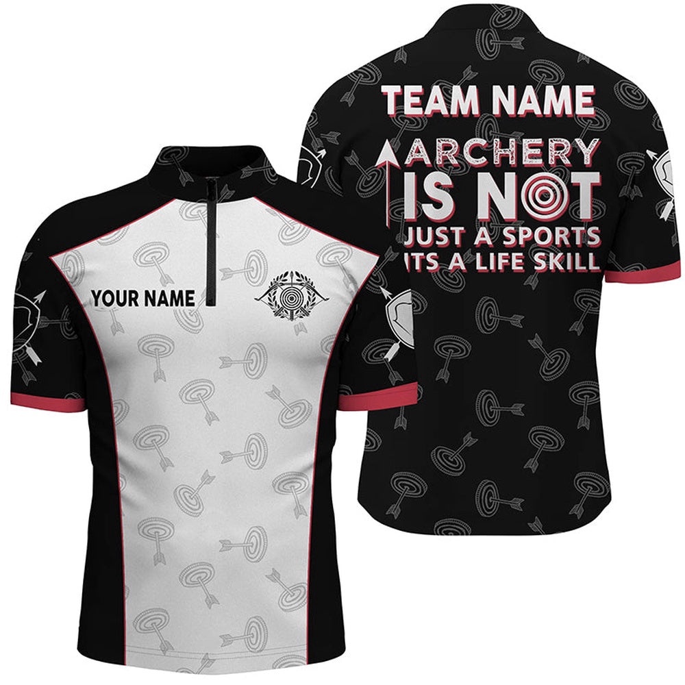 Archery Is Not Just A Sports Its A Life Skill Archery Jersey Shirts For Men, Custom Archery Team Shirt