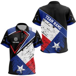 Archery Texas Flag Vintage Style Polo Shirts,…