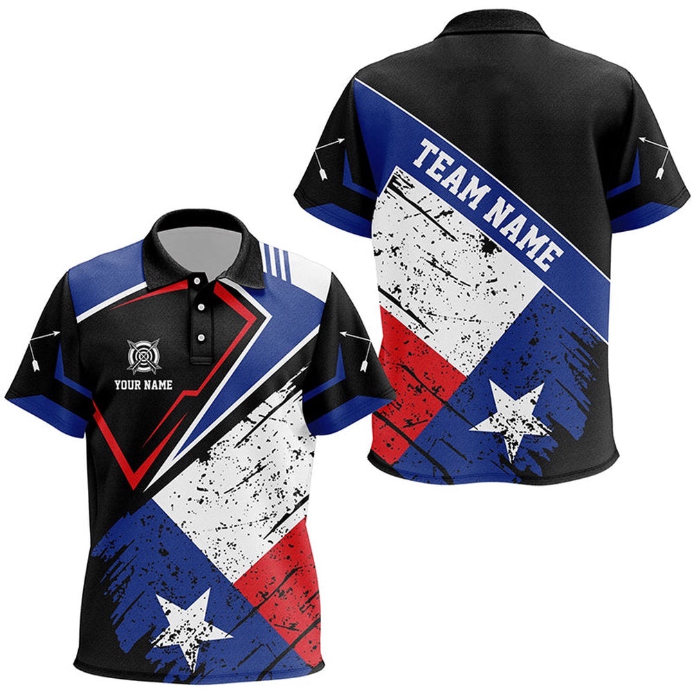 Archery Texas Flag Vintage Style Polo Shirts, Patriotic Texas Archery Shirts, Custom Archery Team Polo Shirt Archery Texas Flag Vintage Style Polo Shirts, Patriotic Texas Archery Shirts, Custom Archery Team Polo Shirt