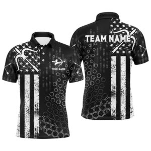 BW American Flag Archery Polo Shirts For…