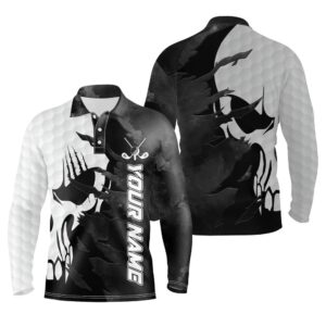 Black And White Men s Golf Polos Shirts Custom Name Golf Skull Shirts For Men Golf Polo Shirt Golf Shirts 2 jcptme.jpg