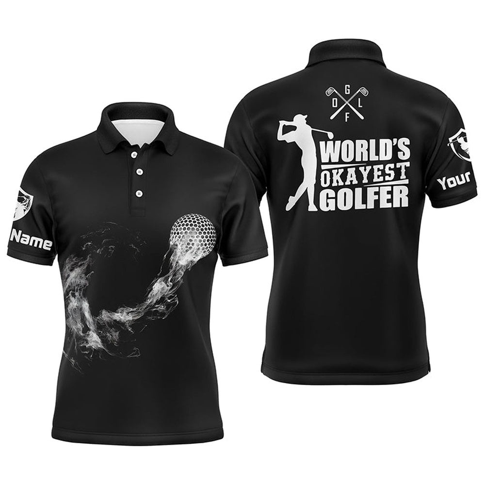 Black And White Men’s Personalized Golf Shirts For Men, Cool Golf Gifts, Golf Polo Shirt, Golf Shirts Black And White Men’s Personalized Golf Shirts For Men, Cool Golf Gifts, Golf Polo Shirt, Golf Shirts
