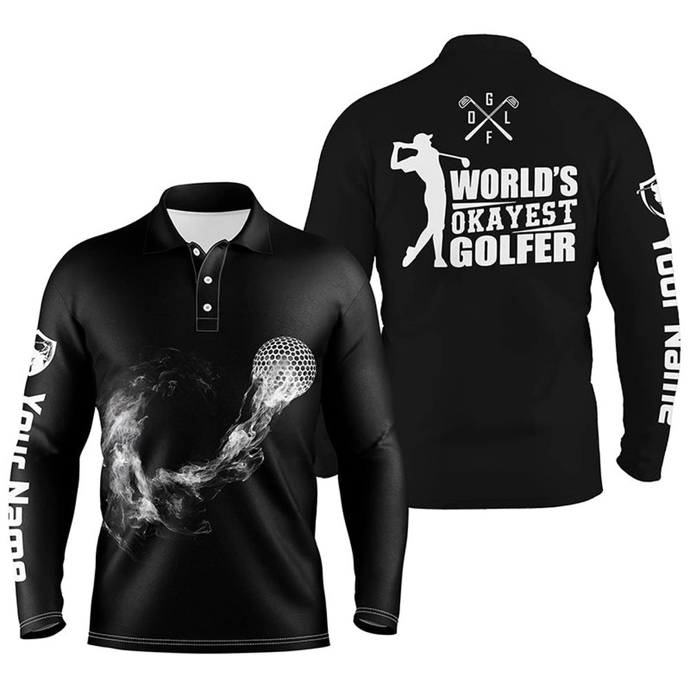 Black And White Men’s Personalized Golf Shirts For Men, Cool Golf Gifts, Golf Polo Shirt, Golf Shirts Black And White Men’s Personalized Golf Shirts For Men, Cool Golf Gifts, Golf Polo Shirt, Golf Shirts