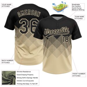 Black Cream 3D Pattern Gradient Square Shapes Two Button Unisex Softball Jersey Custom Team Softball Jersey 3 o3h0qr.jpg