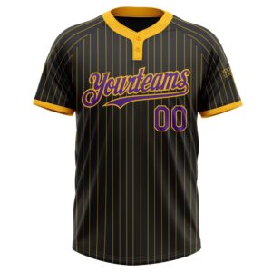 Black Gold Pinstripe Purple Two Button Unisex Softball Jersey Custom Team Softball Jersey 2 jahaoi.jpg