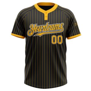 Black Gold Pinstripe White Two Button Unisex Softball Jersey Custom Team Softball Jersey 2 g8wqiv.jpg