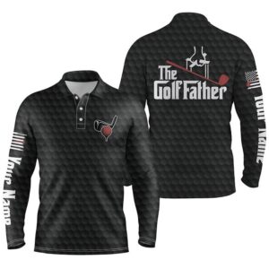 Black Golf Ball Pattern Men s Golf Polos Shirts Custom Name The Golf Father Best Golf Gifts For Men Golf Polo Shirt Golf Shirts 2 nvlkyv.jpg