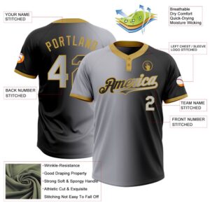 Black Gray Old Gold Gradient Fashion Two Button Unisex Softball Jersey Custom Team Softball Jersey 3 fdd161.jpg