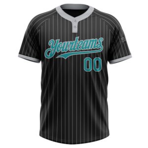 Black Gray Pinstripe Teal Two Button Unisex Softball Jersey Custom Team Softball Jersey 2 qyj6wi.jpg