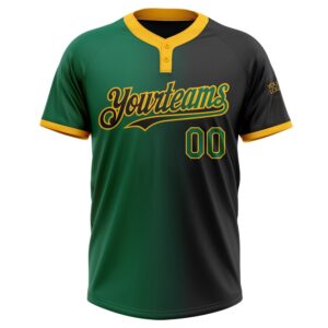 Black Kelly Green Gold Gradient Fashion Two Button Unisex Softball Jersey Custom Team Softball Jersey 2 ldjwx9.jpg