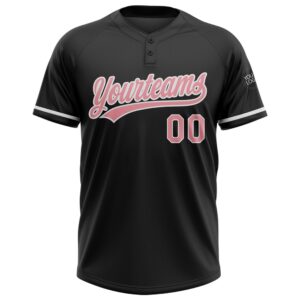 Black Medium Pink White Two Button Unisex Softball Jersey Custom Team Softball Jersey 2 ofvc2v.jpg