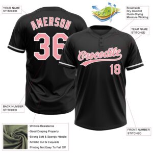 Black Medium Pink White Two Button Unisex Softball Jersey Custom Team Softball Jersey 3 easjd0.jpg