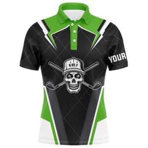 Black Men’s Golf Polo Shirts Custom Golf…