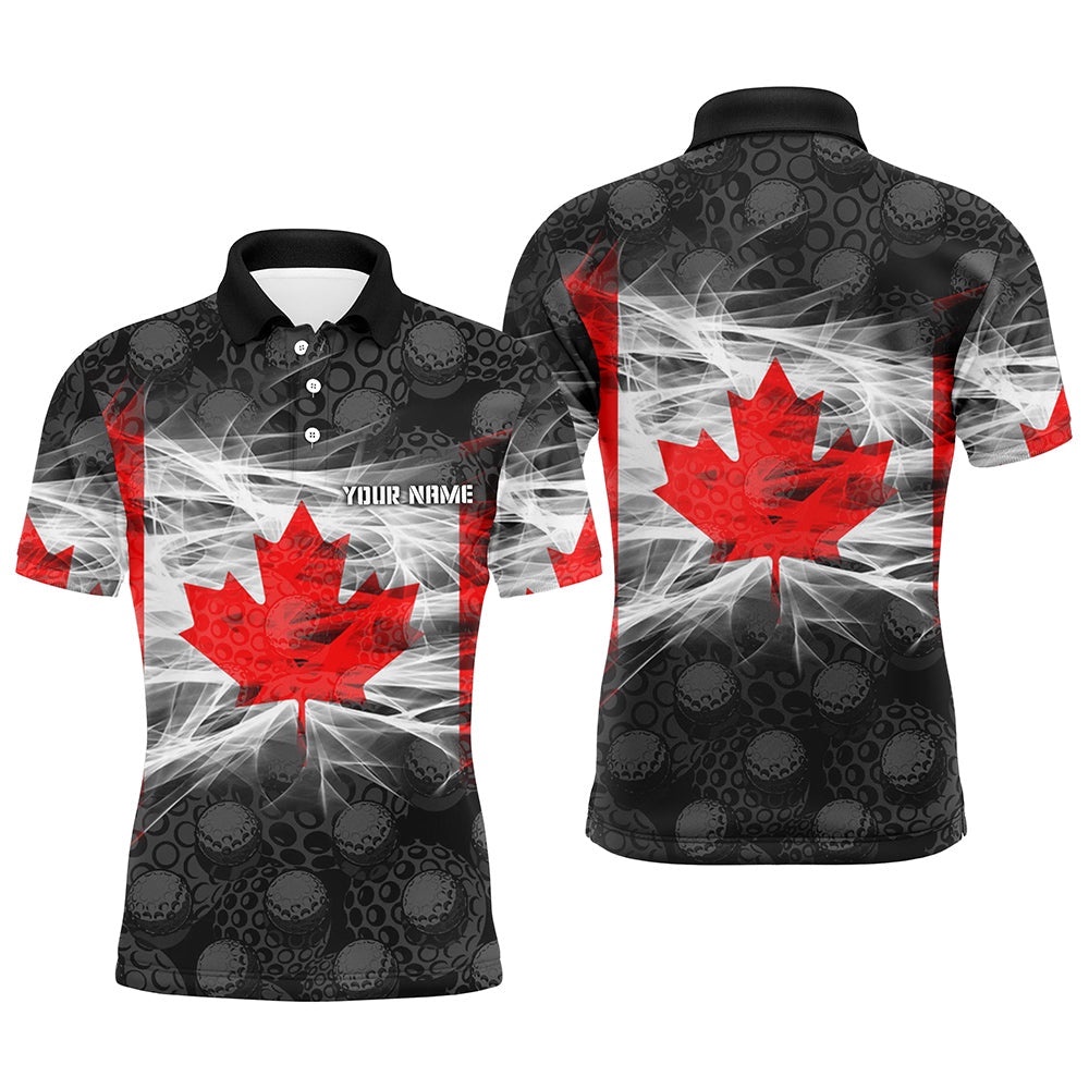 Black Men’s Golf Polo Shirts Red Canada Leaf Custom Patriotic Canadian Flag Golf Shirts For Men, Golf Polo Shirt, Golf Shirts Black Men’s Golf Polo Shirts Red Canada Leaf Custom Patriotic Canadian Flag Golf Shirts For Men, Golf Polo Shirt, Golf Shirts