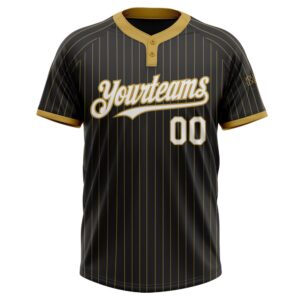 Black Old Gold Pinstripe White Two Button Unisex Softball Jersey Custom Team Softball Jersey 2 ljc2cj.jpg