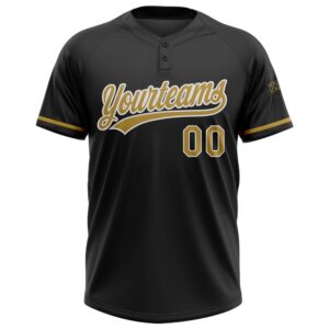 Black Old Gold White Two Button Unisex Softball Jersey Custom Team Softball Jersey 2 f05daw.jpg