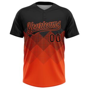 Black Orange 3D Pattern Gradient Square Shapes Two Button Unisex Softball Jersey Custom Team Softball Jersey 2 btl6fa.jpg