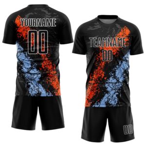 Black Orange Light Blue Dripping Splatter Art Sublimation Soccer Uniform Jersey Custom Team Soccer Jersey Shirt 2 n0uqmk.jpg