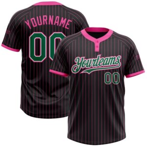 Black Pink Pinstripe Kelly Green White Two…