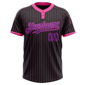 Black Pink Pinstripe Purple Two Button Unisex Softball Jersey Custom Team Softball Jersey 2 dxrkxp.jpg