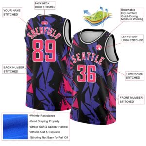 Black Pink Purple 3D Pattern Design Geometric Shapes Authentic Basketball Jersey Custom Team Soccer Jersey Shirt 2 cldngf.jpg
