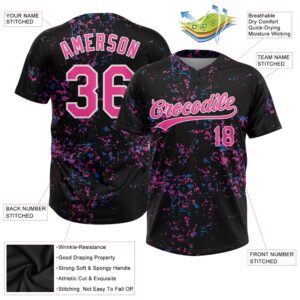 Black Pink White 3D Pattern Two Button Unisex Softball Jersey Custom Team Softball Jersey 3 thh4hl.jpg