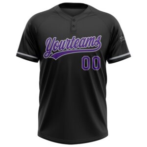 Black Purple Gray Two Button Unisex Softball Jersey Custom Team Softball Jersey 2 tew7dc.jpg