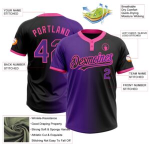 Black Purple Pink Gradient Fashion Two Button Unisex Softball Jersey Custom Team Softball Jersey 3 htxhcc.jpg