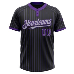 Black Purple Pinstripe Gray Two Button Unisex Softball Jersey Custom Team Softball Jersey 2 xcsung.jpg