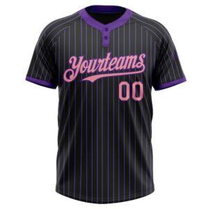 Black Purple Pinstripe Medium Pink Two Button Unisex Softball Jersey Custom Team Softball Jersey 2 coflzv.jpg
