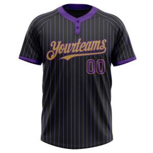 Black Purple Pinstripe Old Gold Two Button Unisex Softball Jersey Custom Team Softball Jersey 2 mxhkvf.jpg