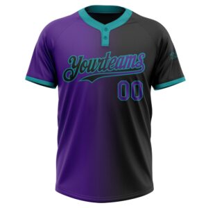 Black Purple Teal Gradient Fashion Two Button Unisex Softball Jersey Custom Team Softball Jersey 2 gnnoqt.jpg