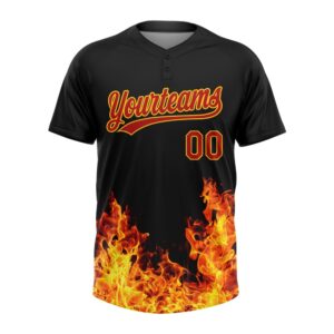 Black Red Gold 3D Pattern Design Flame Two Button Unisex Softball Jersey Custom Team Softball Jersey 2 prp5cu.jpg