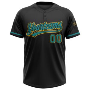 Black Teal Yellow Two Button Unisex Softball Jersey Custom Team Softball Jersey 2 in95zd.jpg
