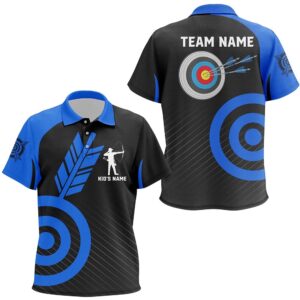 Blue Archery Polo Custom Archery Polo Shirts…