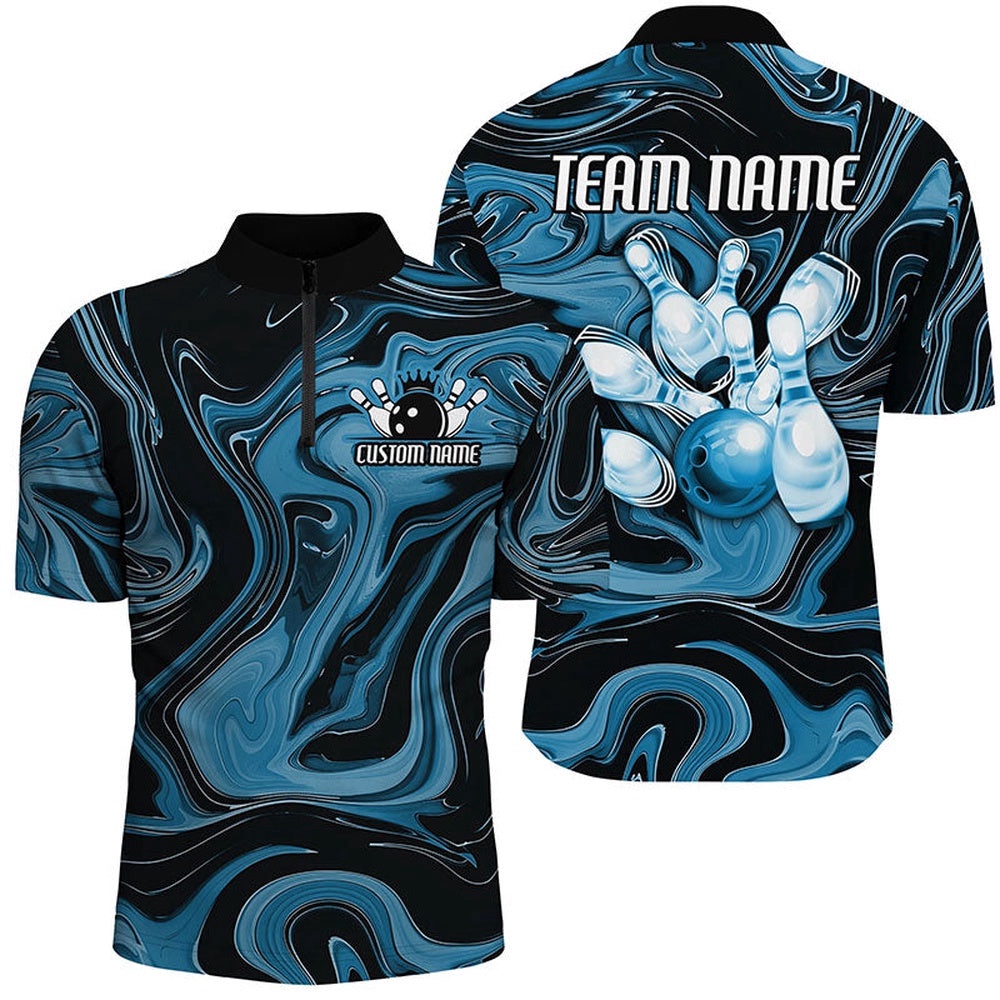 Blue Camo Bowling Team Shirts For Men And Women, Bowling Tournament Jersey, Custom Bowling Team Jersey Shirt Blue Camo Bowling Team Shirts For Men And Women, Bowling Tournament Jersey, Custom Bowling Team Jersey Shirt