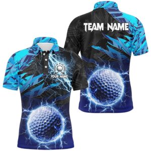 Blue Camo Lightning Thunder Golf Ball Custom…