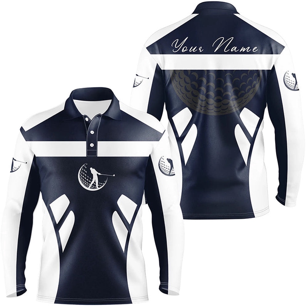 Blue Navy And White Men’s Golf Polo Shirts Custom Name Cool Golf Gifts For Men’s, Golf Polo Shirt, Golf Shirts Blue Navy And White Men’s Golf Polo Shirts Custom Name Cool Golf Gifts For Men’s, Golf Polo Shirt, Golf Shirts